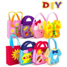 8x Kinder DIY Cartoon Handtasche Spielzeug Stoff Mini Bag Craft