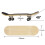 Mini Vingerboard Hout DIY Skateboard Gift 4