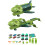 Pull Back Dinosaur Airplane Track Toy Kids Cargo Plane Play Gift 1