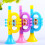 Tromba musicale casuale per bambini in plastica 2