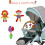 Baby Stroller Play Arch Activity Bar 4