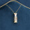Mini caleidoscoop halsketting goudkleurig messing medaillon 4