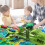 Pull Back Dinosaur Airplane Track Toy Kids Cargo Plane Play Gift 4
