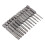 12pcs 6.35mm Hex Shank Magnetic Phillips Cross Head Screwdriver Bits Set Power Tools - 50mm,,silver 1