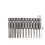 12pcs 6.35mm Hex Shank Magnetic Phillips Cross Head Screwdriver Bits Set Power Tools - 50mm,,silver 3