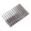 12pcs 6.35mm Hex Shank Magnetic Phillips Cross Head Screwdriver Bits Set Power Tools - 50mm,,silver 4