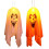 2x Halloween-Geist mit LED-Licht Garten Deko 1