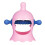 (Pink) Ciuccio Silicone Antisgoccia Rosa 1