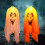 2x Halloween-Geist mit LED-Licht Garten Deko 2