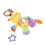 (Yellow Bee) Stroller Rattle Toy Odorless Baby Comforter Hanging Teether 4
