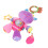 (Colorful Calf) Stroller Rattle Toy Odorless Baby Comforter Hanging Teether 5