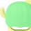 (Green) Green Cactus Baby Teether Chew Toy 2