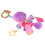 (Colorful Calf) Stroller Rattle Toy Odorless Baby Comforter Hanging Teether 4