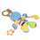 (Colorful Pinto) Stroller Rattle Toy Odorless Baby Comforter Hanging Teether 4