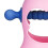 (Pink) Ciuccio Silicone Antisgoccia Rosa 2