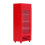 (Red) Vertikalkühlschrank 1:12 Holz DIY Rot 1