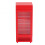 (Red) Vertikalkühlschrank 1:12 Holz DIY Rot 3