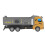 ((Color Box) Flat Head) 1/48 Scale Pull Back Dump Truck ABS Toy 3+ 4