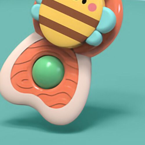 (2 Leaf Bee) 3pcs Baby Suction Puzzle Bath Toys 1