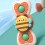 (2 Leaf Bee) 3pcs Baby Suction Puzzle Bath Toys 3