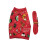 Rabbit Harness and Leash Set Adjustable Cute Holiday-Red S 1