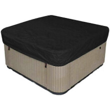 (231*231*90cm, Black) Waterproof Polyester Square Hot Tub Cover Outdoor Spa Covers Square-2025-ss