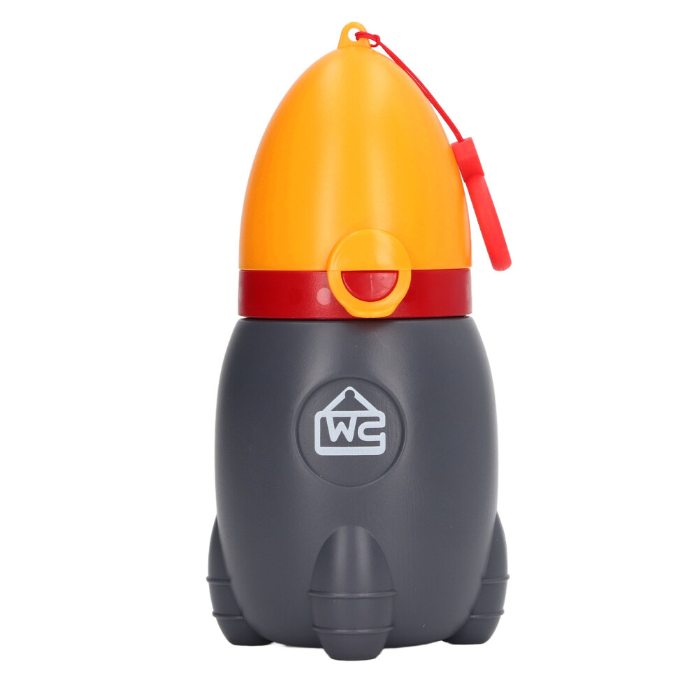 (Orange) Pee Training Cup Good Sealing Kids Potty Urinal Portable Orange 604725208552