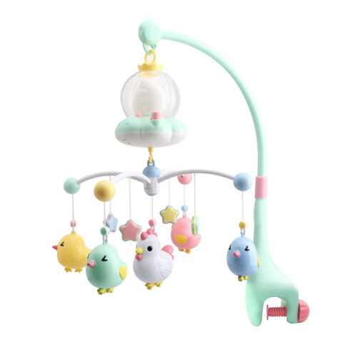 (Green) Mobile musicale per culla con luce notturna verde