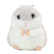 Schattige Pluche Hamster Sleutelhanger