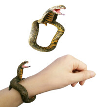 Halloween PVC-Schlangenarmband realistisches Gruselspielzeug