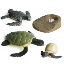 Mini-Tierwachstums-PVC-Spielzeug: Hahn, Frosch, Schildkröte
