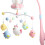 (Pink) Mobile musicale per culla con luce notturna verde 5