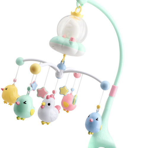 (Green) Mobile musicale per culla con luce notturna verde 2