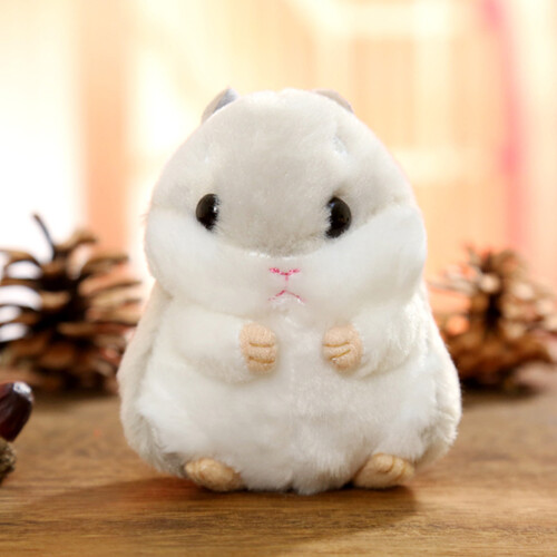 Schattige Pluche Hamster Sleutelhanger 2