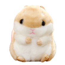 Schattige pluche hamster pop sleutelhanger knuffel