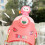 (Pink) Straw Cup PC PP Silicone 600ml Cute Portable Pink 2