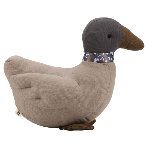 (Grey) Donskussen Eend Knuffel Beige 2