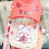 (Pink) Straw Cup PC PP Silicone 600ml Cute Portable Pink 3