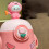 (Pink) Straw Cup PC PP Silicone 600ml Cute Portable Pink 5