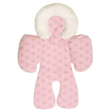 (Pink) Baby-Sitzmatte für Kinderwagen, ökologisch, khaki