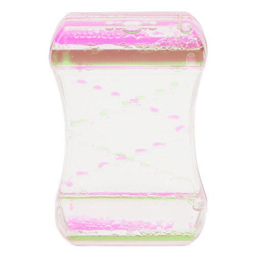 Öl-Stundenglas Pink/Grün Acryl Desktop Stress-Relief Timer 1