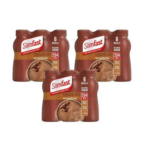 SlimFast SlimFast Milkshake Multipack Bottle Choc X3