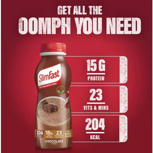 SlimFast SlimFast Milkshake Multipack Bottle Choc X3 2
