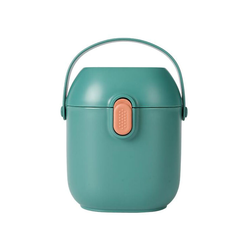 () Baby Milk Powder Dispenser Portable Large Capacity Snack Box Green/Blue
