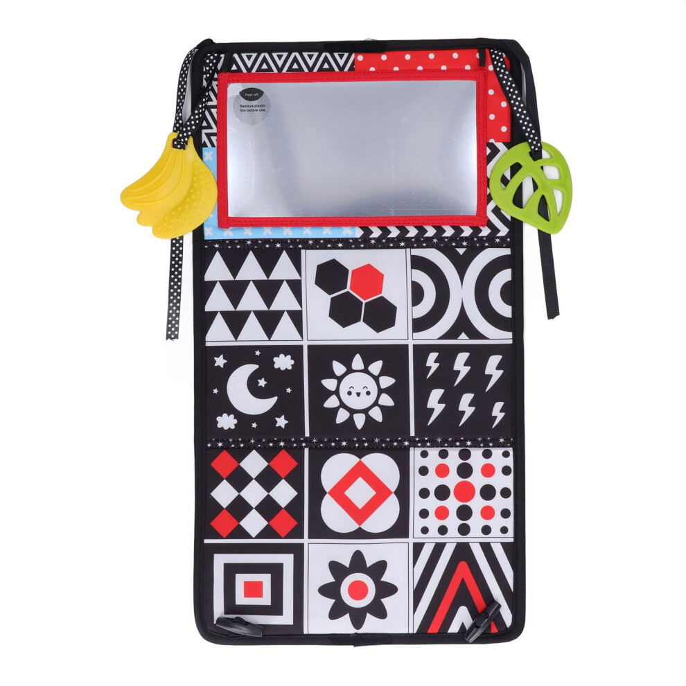 Baby Cloth Book Foldable High Contrast Educational Mirror Toy