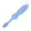 (Blue) Spazzolino Denti Silicone Neonati Giallo 2in1 4