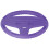 (Purple) Silicone Baby Teether Purple Steering Wheel 3