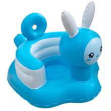 Inflatable Chair Cushioned Shower Seat - Durable Bath Chair, Multi-Use Inflatable Sofa For Boys And Girls