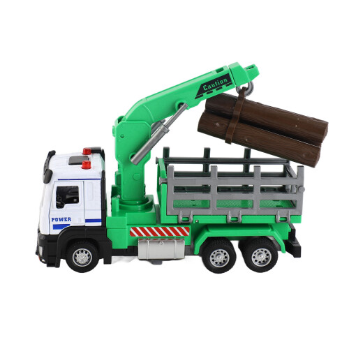 (Green) Camion Forestale 1:32 con Luce e Musica Verde