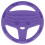 (Purple) Silicone Baby Teether Purple Steering Wheel 4